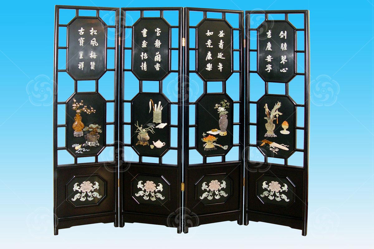 骨石鑲嵌屏風(fēng)